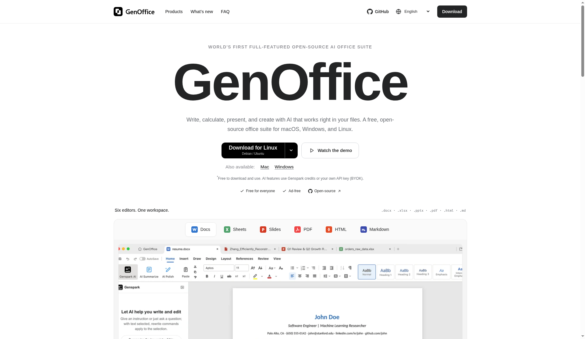 GenOffice Review: Genspark’s Free Open-Source AI Office Suite