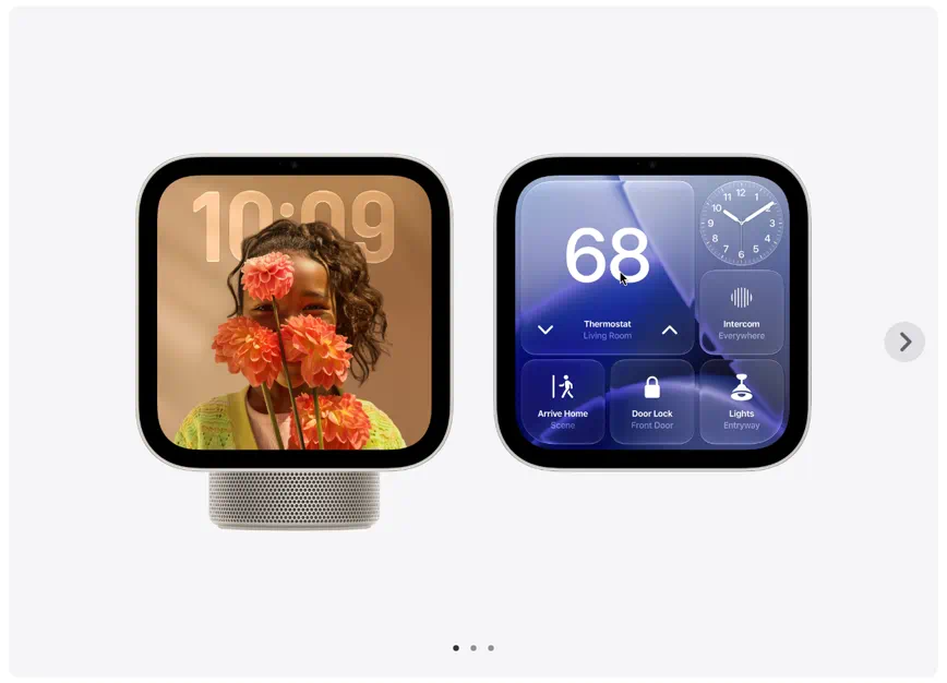 Apple HomeView (tabletop) — screenshot from the Apple Store buy page.