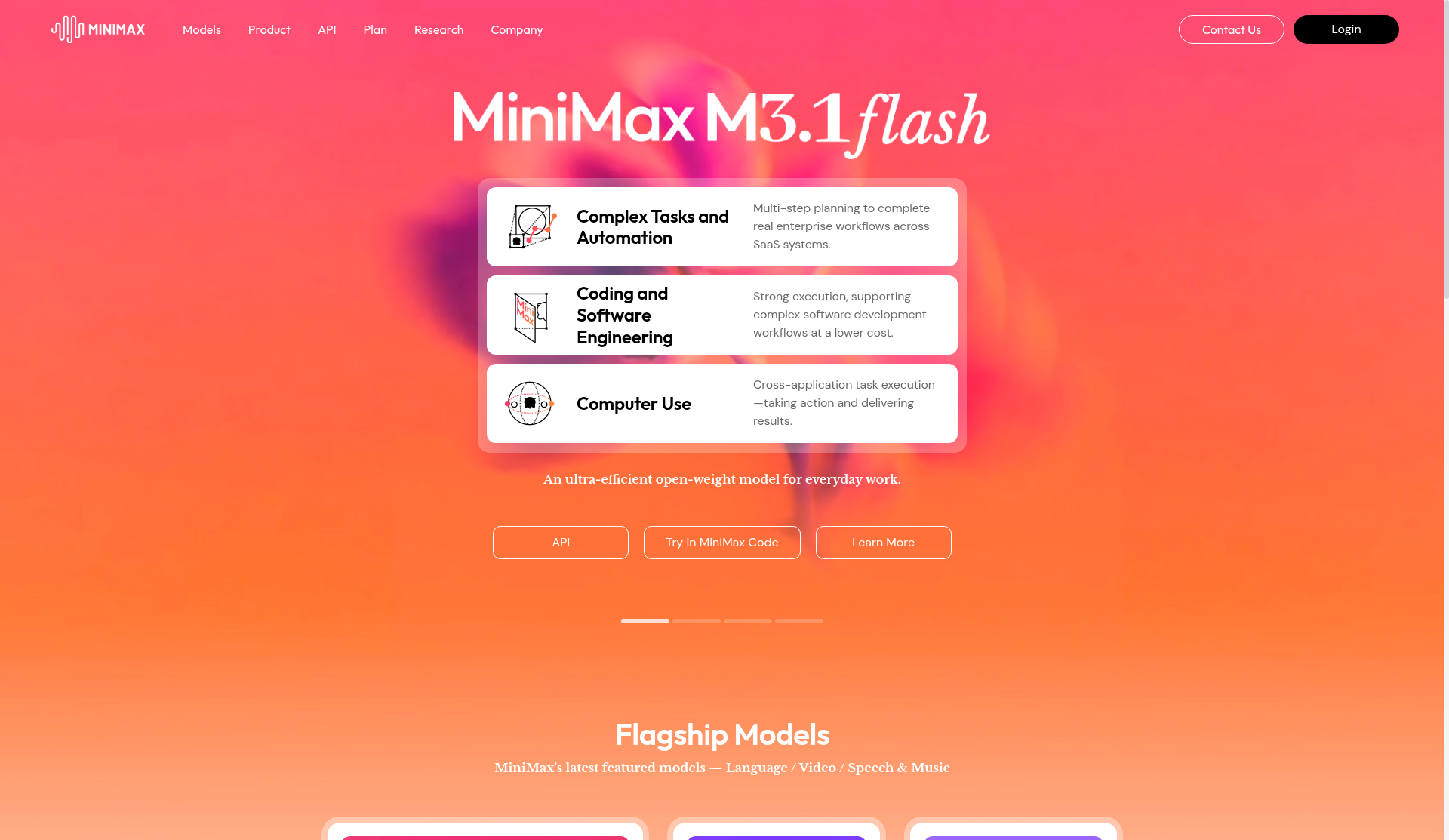 MiniMax M3.1 Flash official blog or product artwork